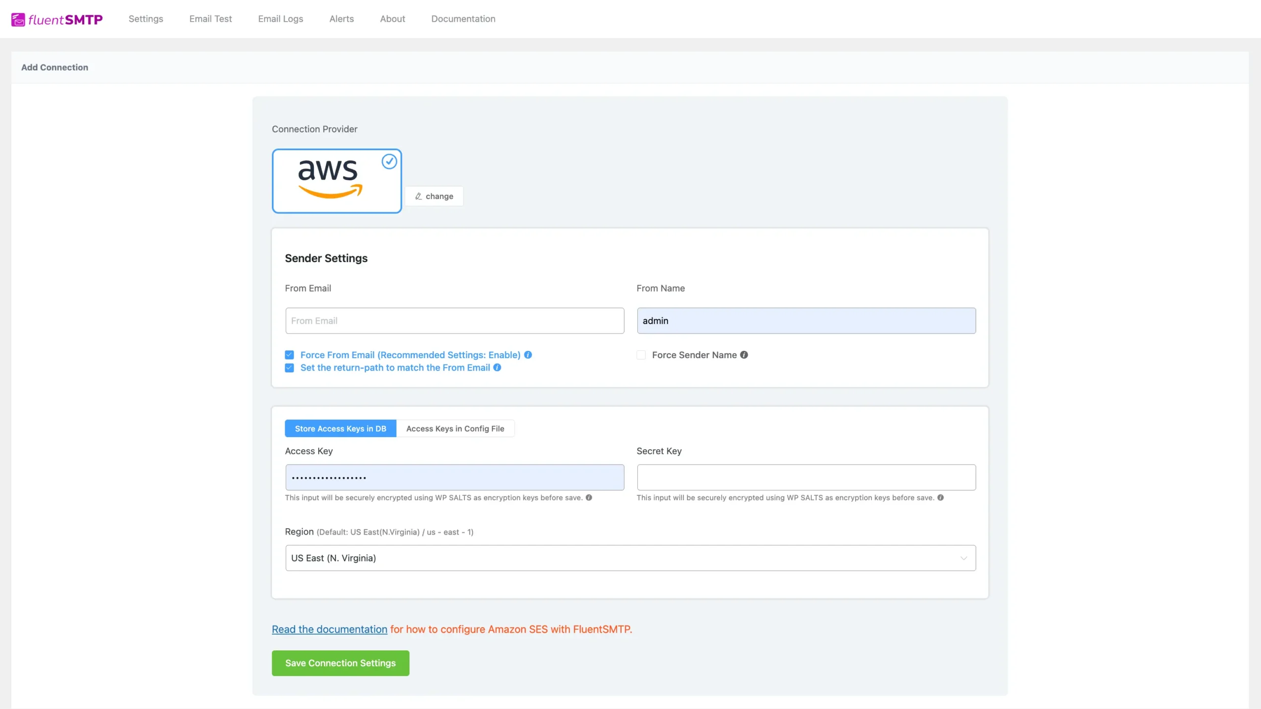 Fluentsmtp Amazon Aws Ses Configure Scaled