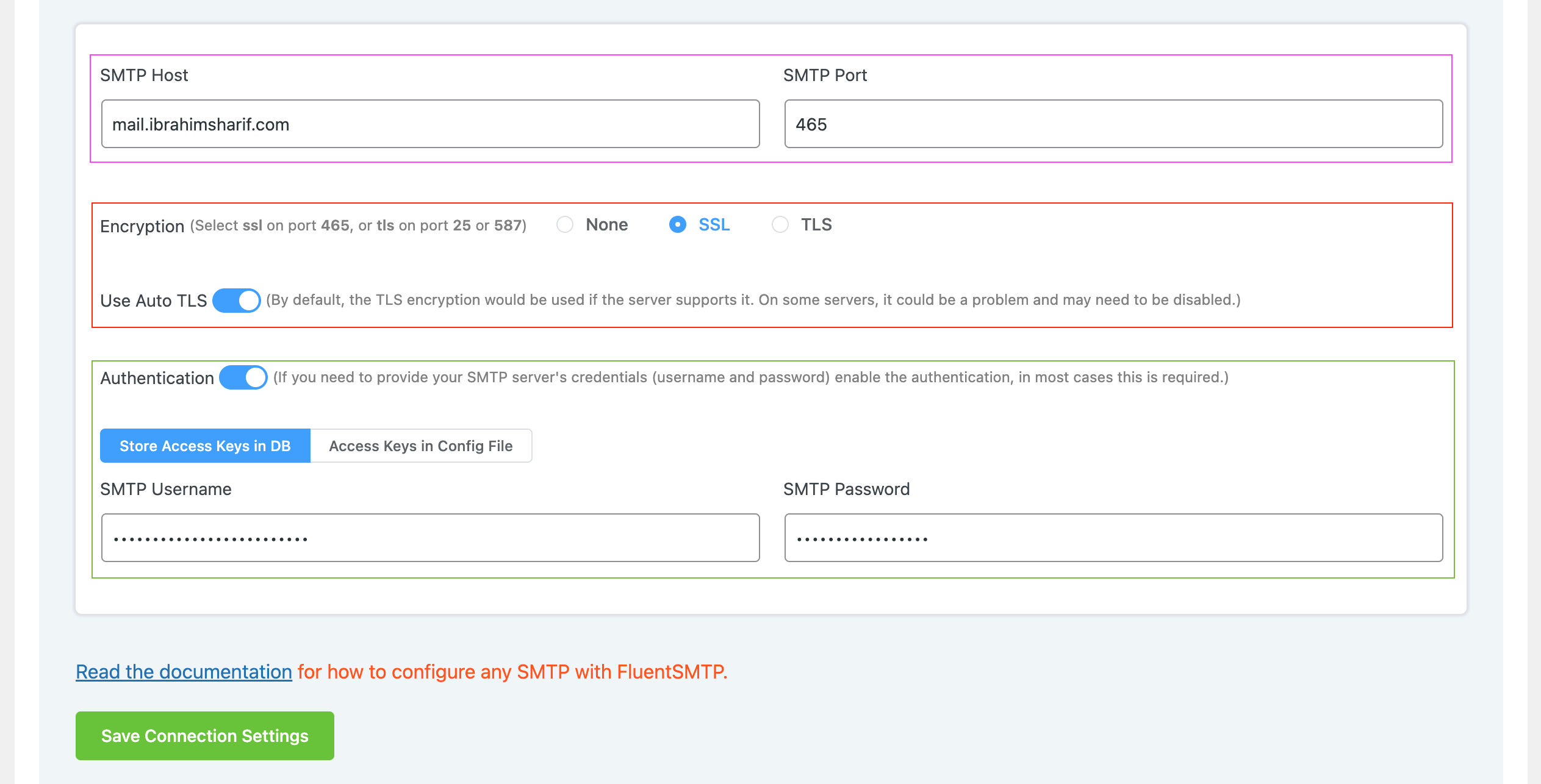 Fluent Smtp Smtp Credentials