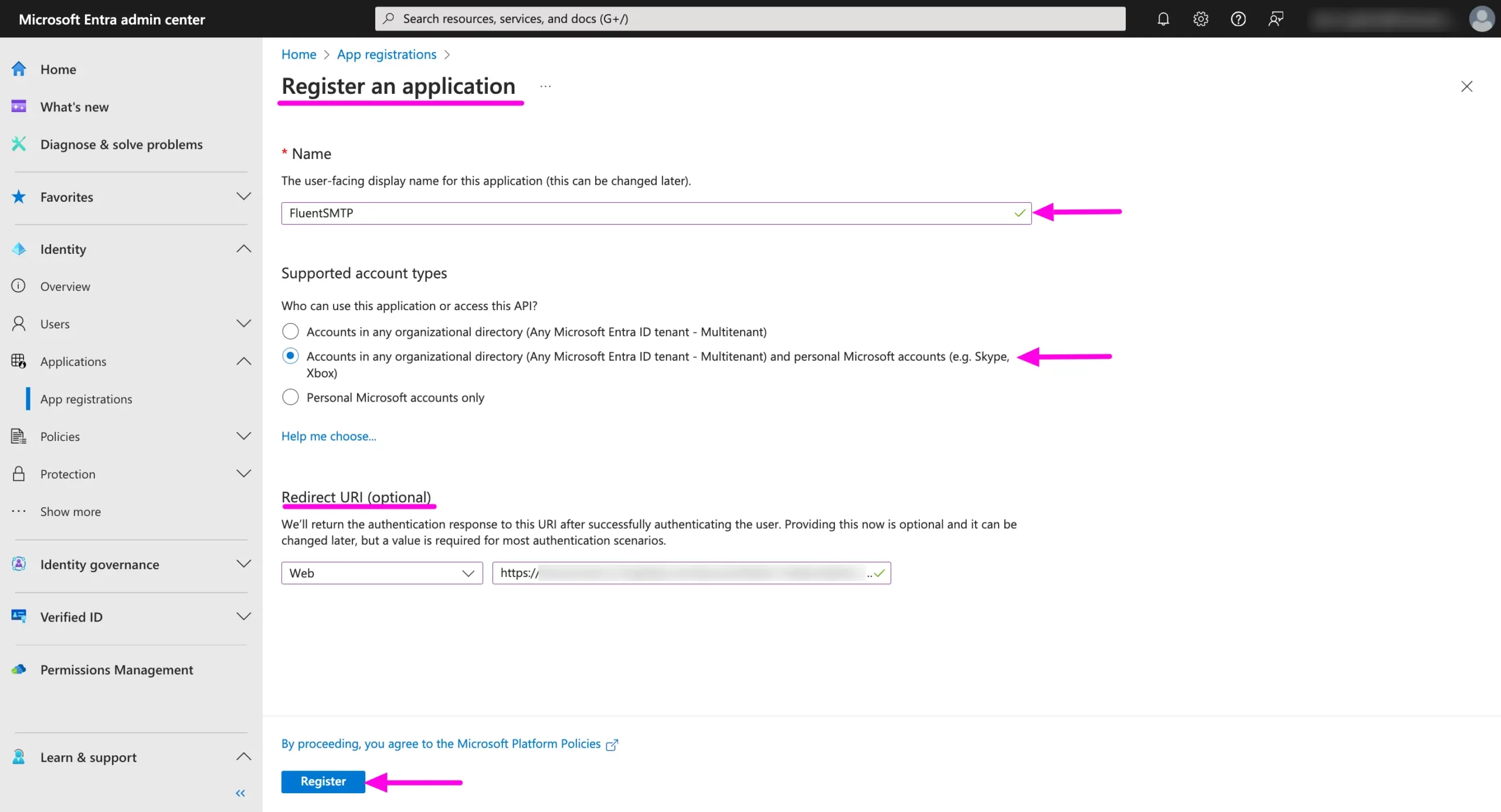 Outlook App Reg 6 Scaled