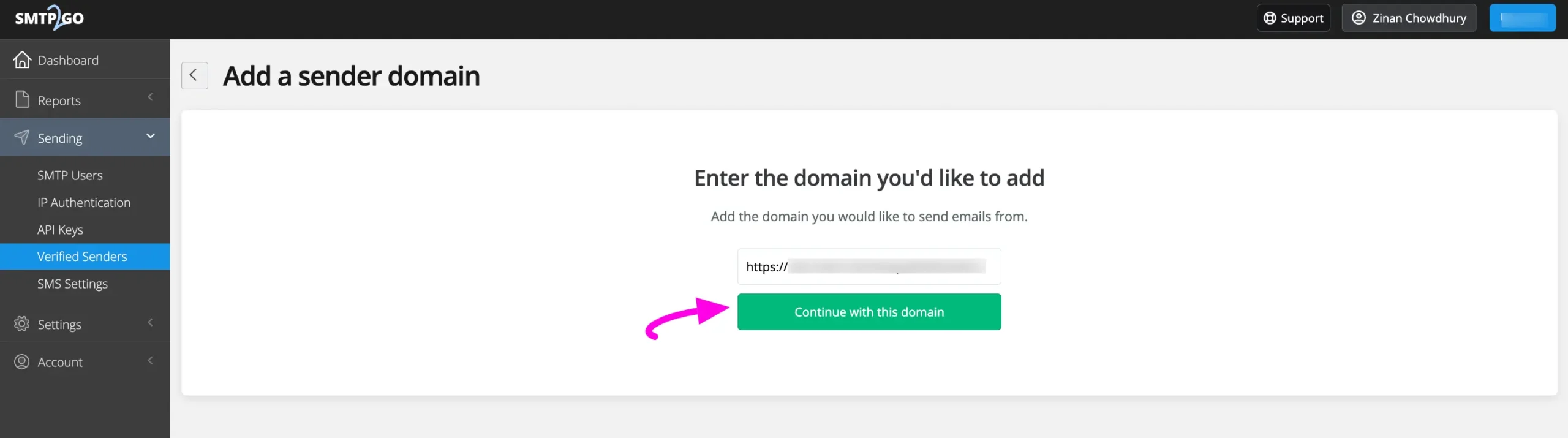 Continue With This Domain Button Scaled